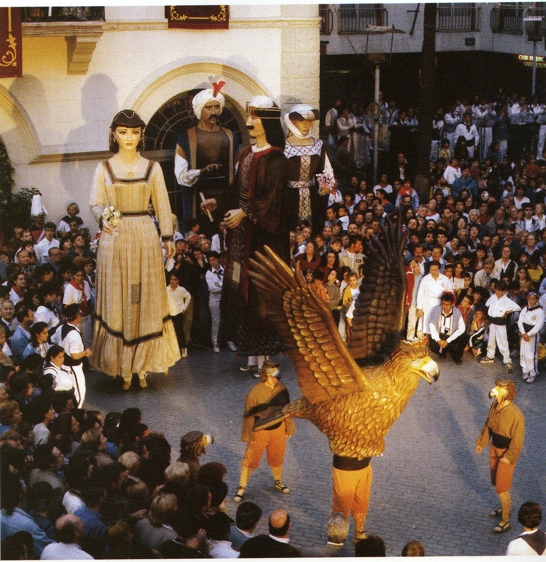 Estrena de l'Àliga de Badalona l'any 1998