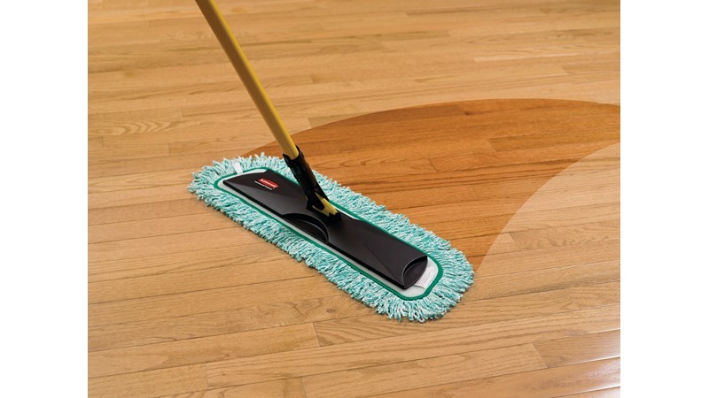 MOPAS MICROFIBRA HYGEN™ DE 91 CM CON FLECOS VERDE / Rubbermaid