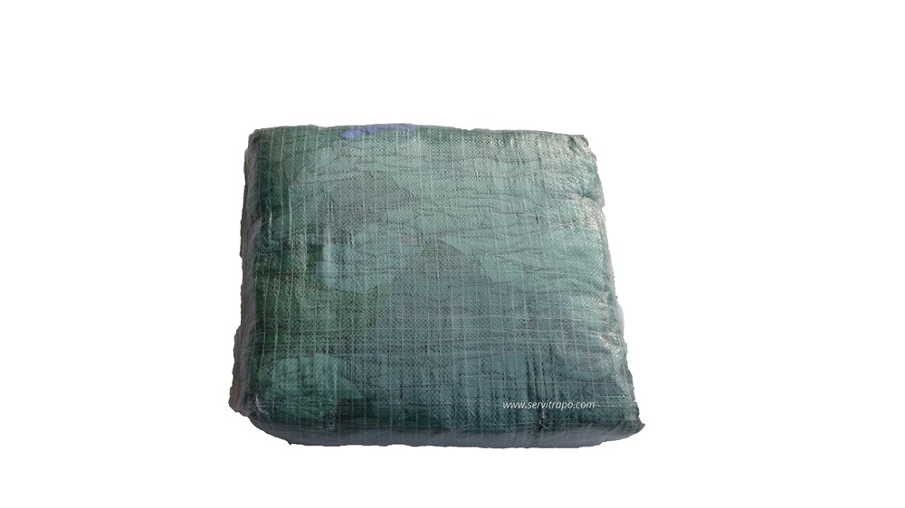 Mantel Bata Verde Algodón 100%