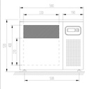 Abatidor-congelador compacto Abatidor 3 GN 1/1 AM-03E HC