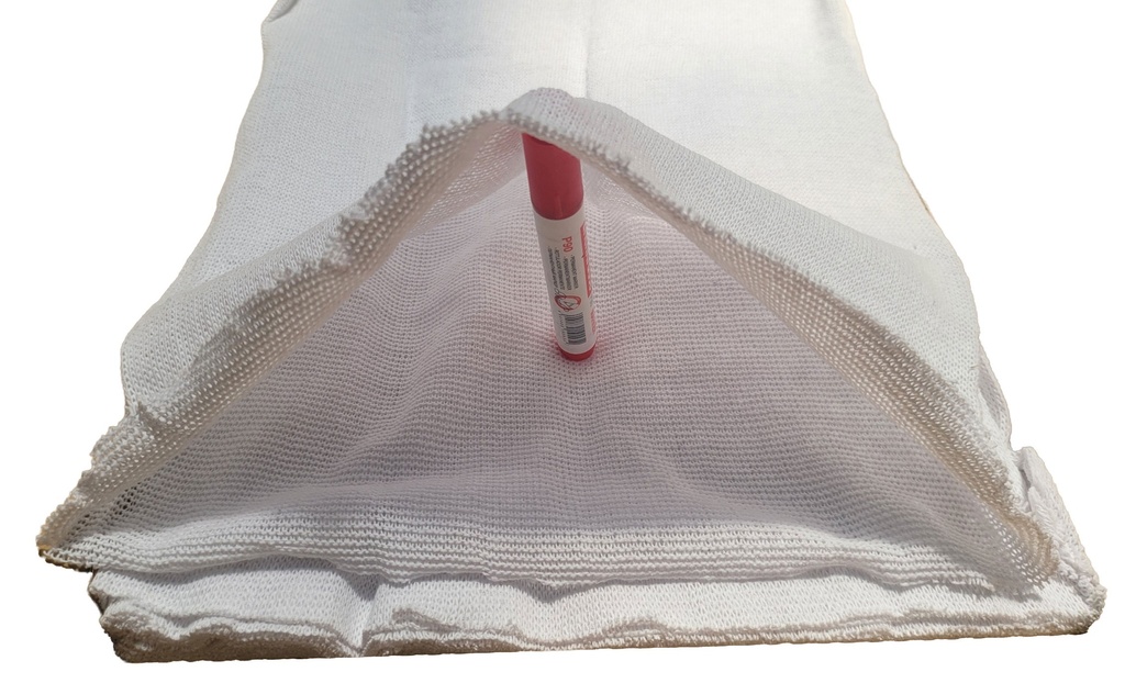 Bobina Blanca de algodón cortada caja 5 kg
