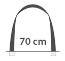 Bolsa premium de loneta natural 340 g personalizada a 5 tintas + base