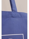 Bolsa de algodón con base de 12 cm y asas largas 48x36 cm de 150 gr