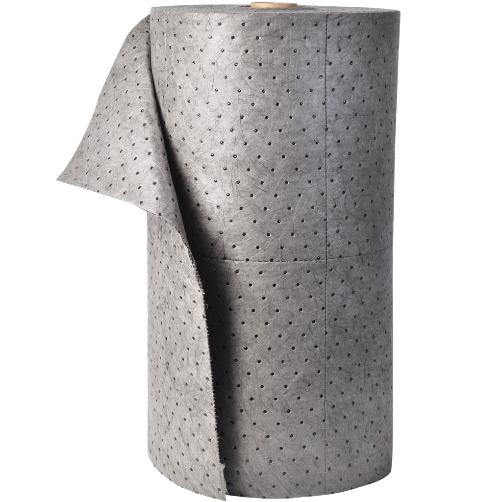 ROLLO ABSORBENTE UNIVERSAL SIMPLE ESPESOR SIN CAPAS DE REFUERZO, 81CM X 46M.