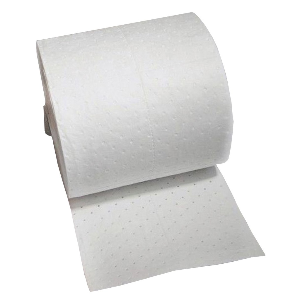 RODILLO ABSORBENTE DE DOBLE ESPESOR PARA HIDROCARBUROS, CON 2 CAPAS DE REFUERZO, DE 41CM X 46M.