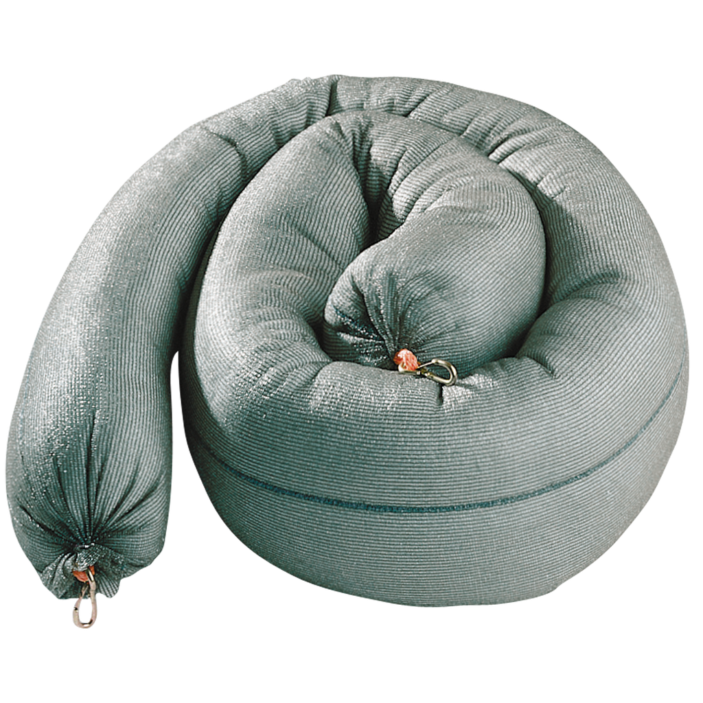[HBM3341H] 4 BARRERAS ABSORBENTES DE HIDROCARBUROS Ø20 X 300 CM DE FIBRA PURA DE PP.