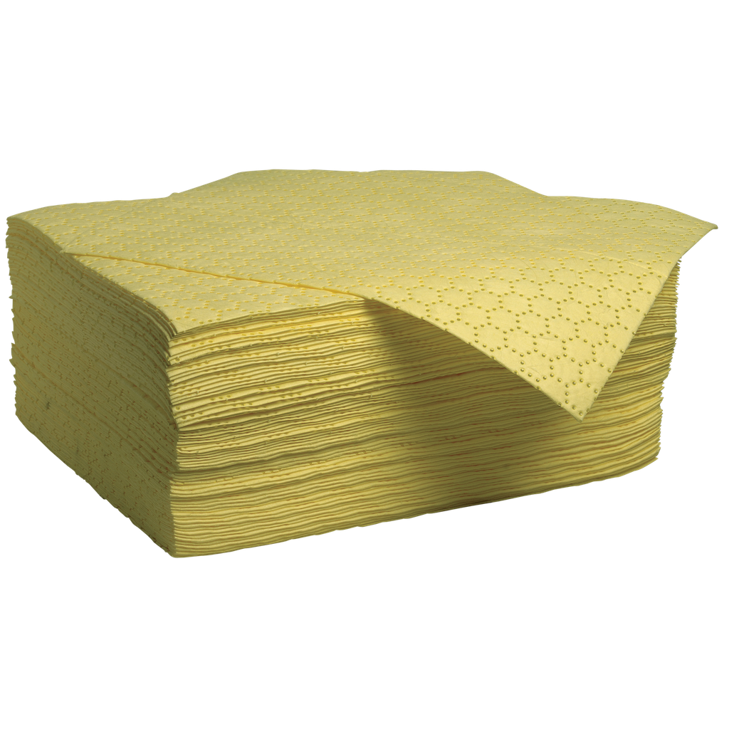 [CPA2151H] 100 Hojas Absorbentes De Productos Químicos De Doble Espesor Sin Capas De Refuerzo.