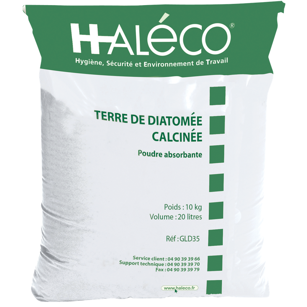 SACO DE 10 KG DE TIERRA DE DIATOMEAS CALCINADAS ABSORBENTE UNIVERSAL.