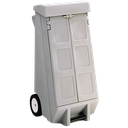 Kit Absorbente Universal De 100 Litros En Armario Móvil Gris.