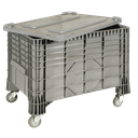 KIT ABSORBENTE UNIVERSAL DE 800 LITROS EN CAJA PALET MÓVIL GRIS.