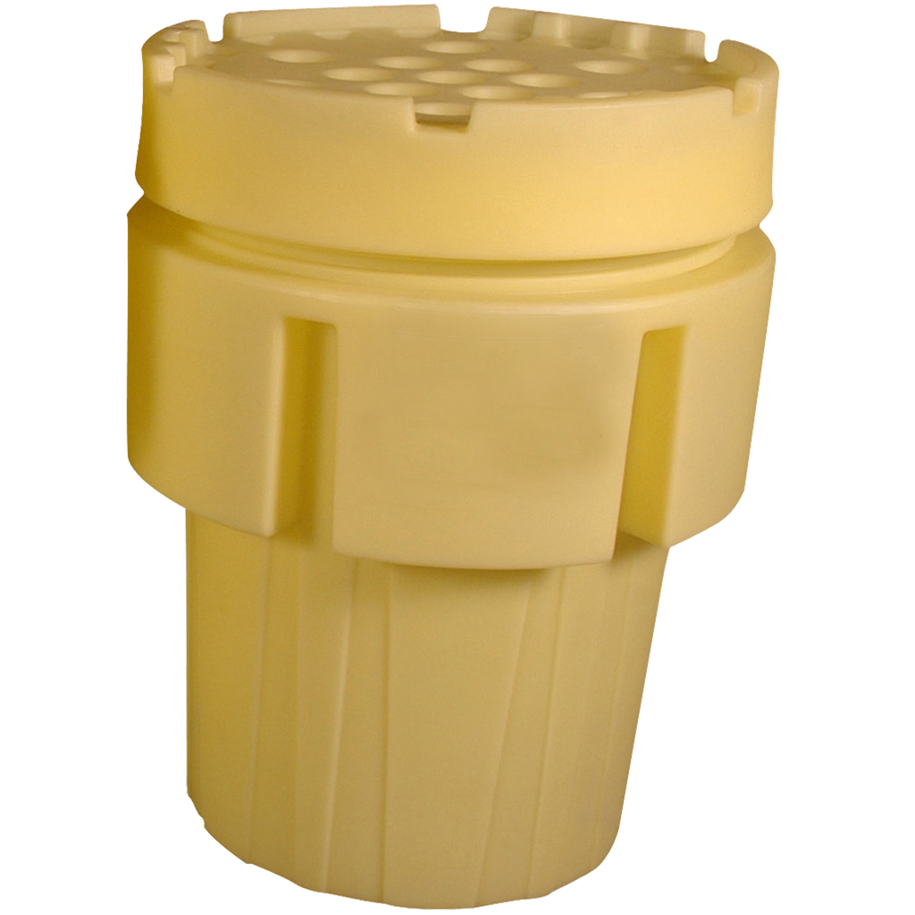 Kit Absorbente De Hidrocarburos De 300 Litros En Bidón Homologado Amarillo.