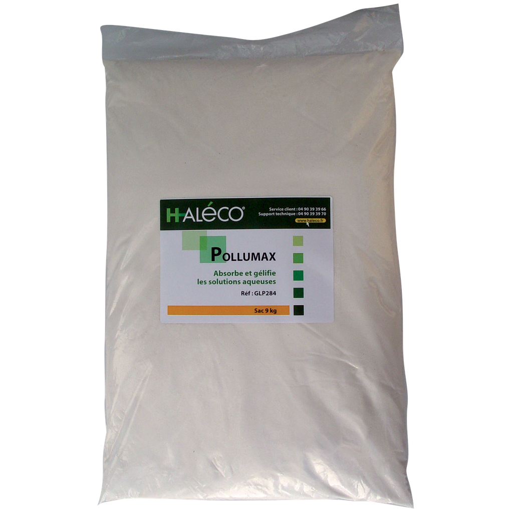 [GLP284] Polvo Absorbente Gelificante Para Soluciones Acuosas En Saco De 9 Kg.