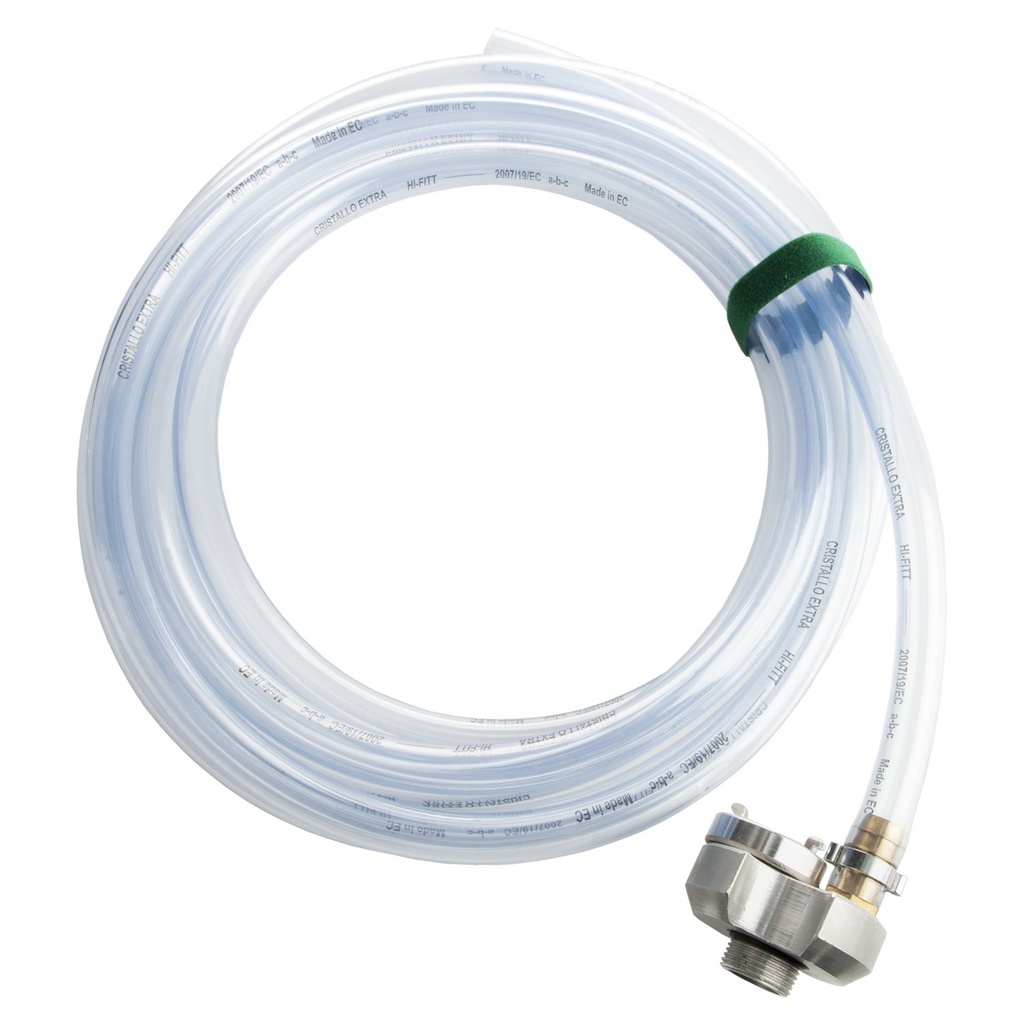[885.669.26] MANGUERA DE AGUA FLEXIBLE DE 6 METROS CON ADAPTADOR STORZ D PARA TAPÓN BY-PASS.