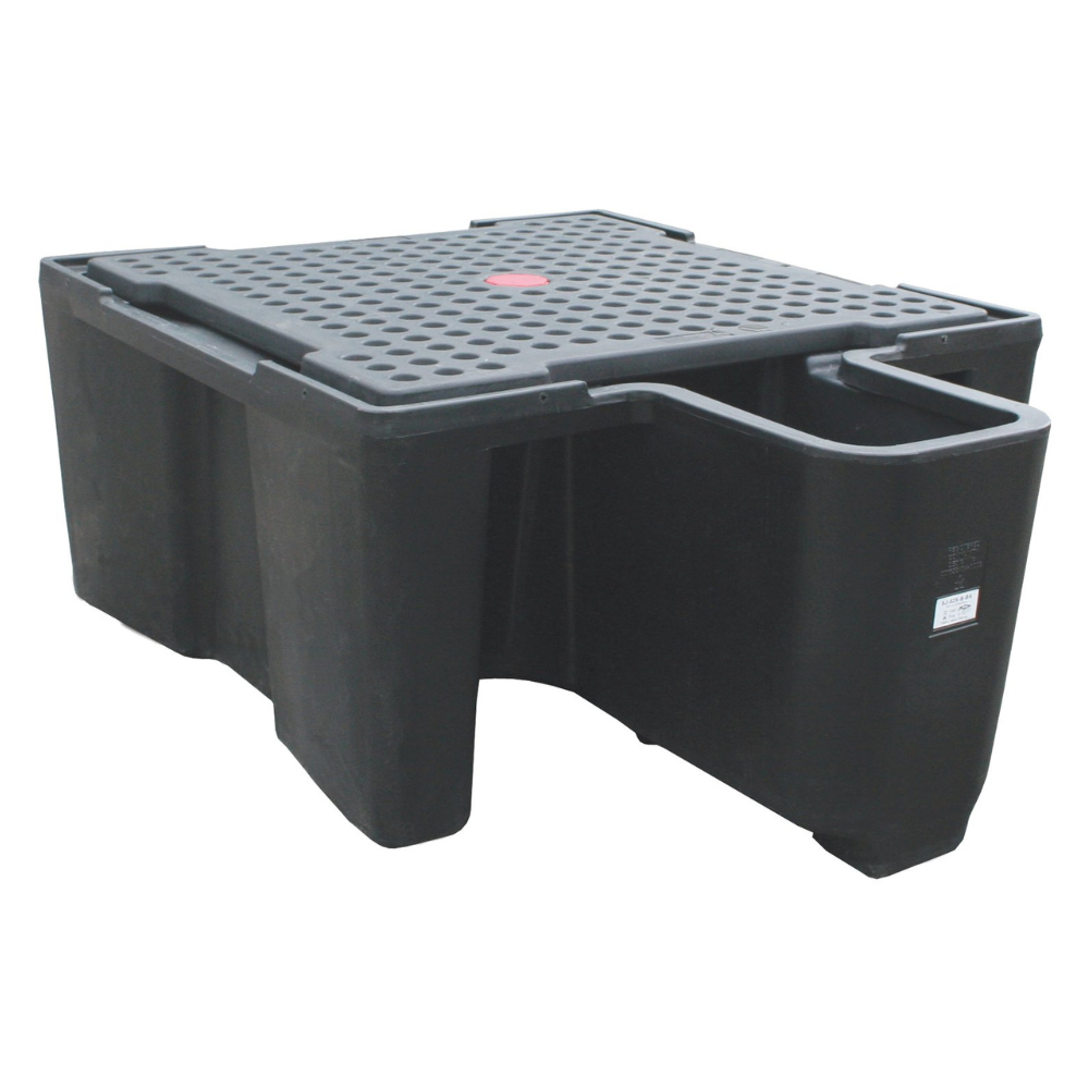 [083.784.31] Cubeto De Retención De Polietileno De 1120L Con Trasiego Para 1 Ibc.
