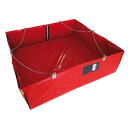 Kit De Descontaminación Con Cubeto Flexible Plegable De 900L Con Revestimiento