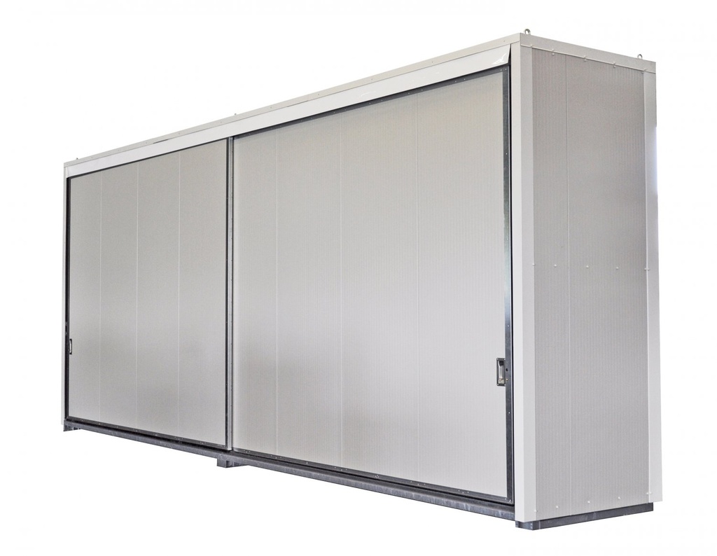 [CCU8N2I-PE] CONTENEDOR IBC SEGURIDAD CERRADO AISLADO CON 2 PUERTAS CORREDERAS 6160 x 1497 x 3460