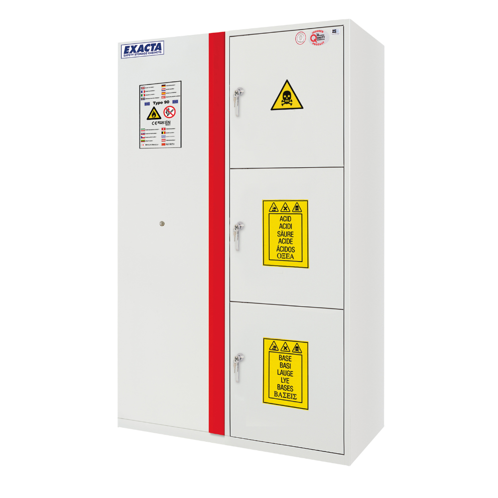 [HALEO342MY11] Armario De 4 Compartimentos Con 2 Puertas Macizas.