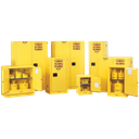 ARMARIO DE SEGURIDAD MANUAL FM PARA PRODUCTOS INFLAMABLES, BAJO LA MESA DE TRABAJO.