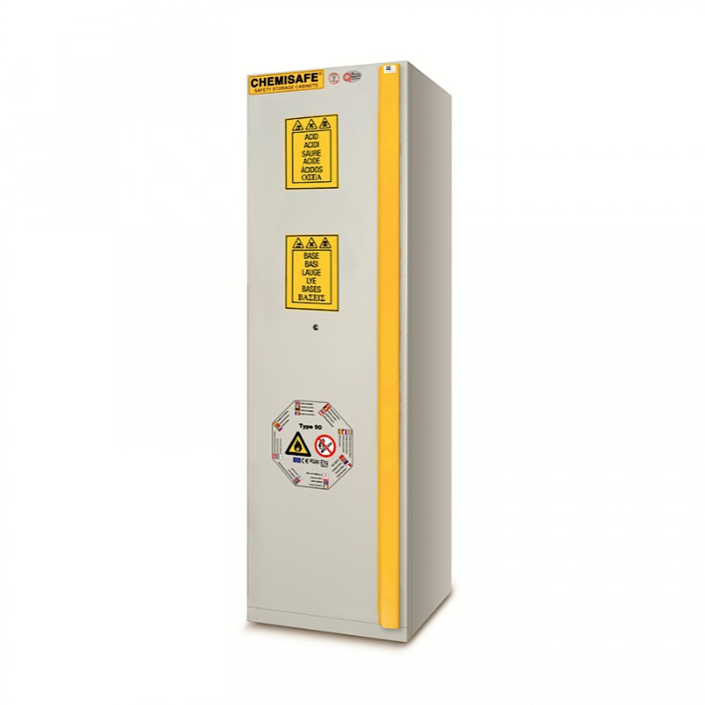 [HALEOF239/3C] Armario Rf90 En 14470-1 3 Compartimentos: Inflamables, Ácidos Y Bases Ancho 60Cm