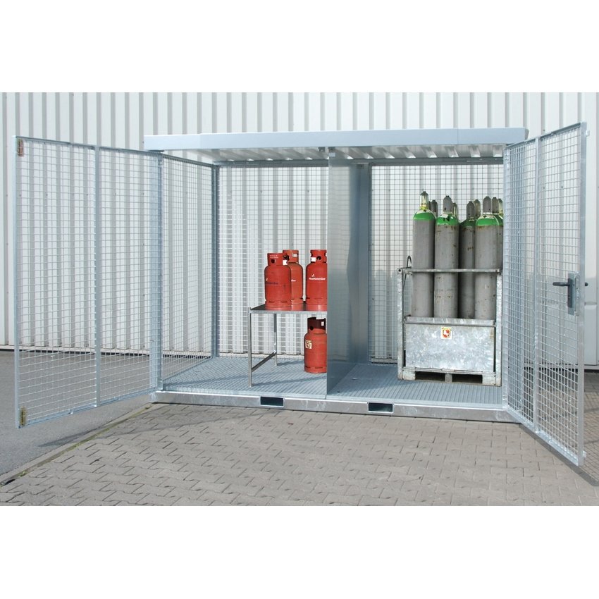 [751.406.45] Rejilla Para 16 Botellas De Gas Monobloque Con Suelo De Rejilla.