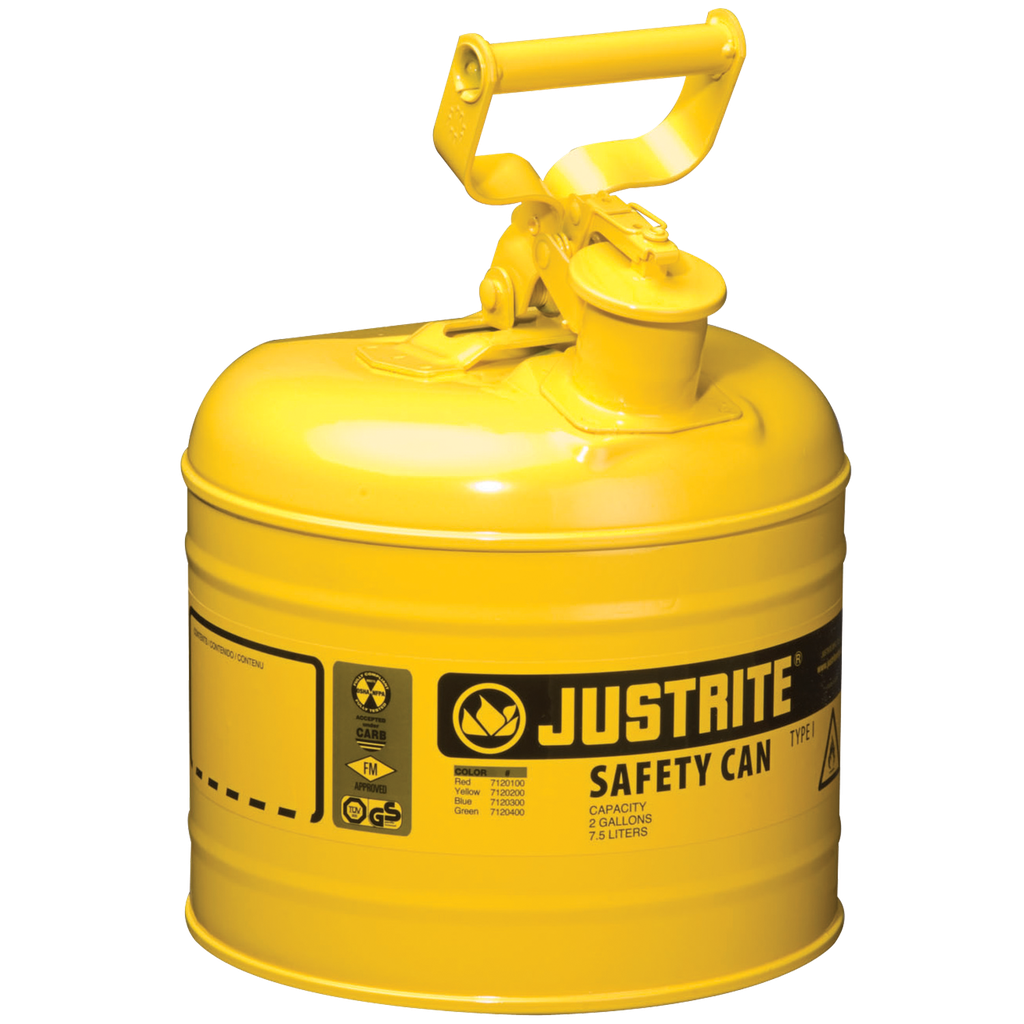 BIDÓN DE SEGURIDAD PARA LÍQUIDOS INFLAMABLES.