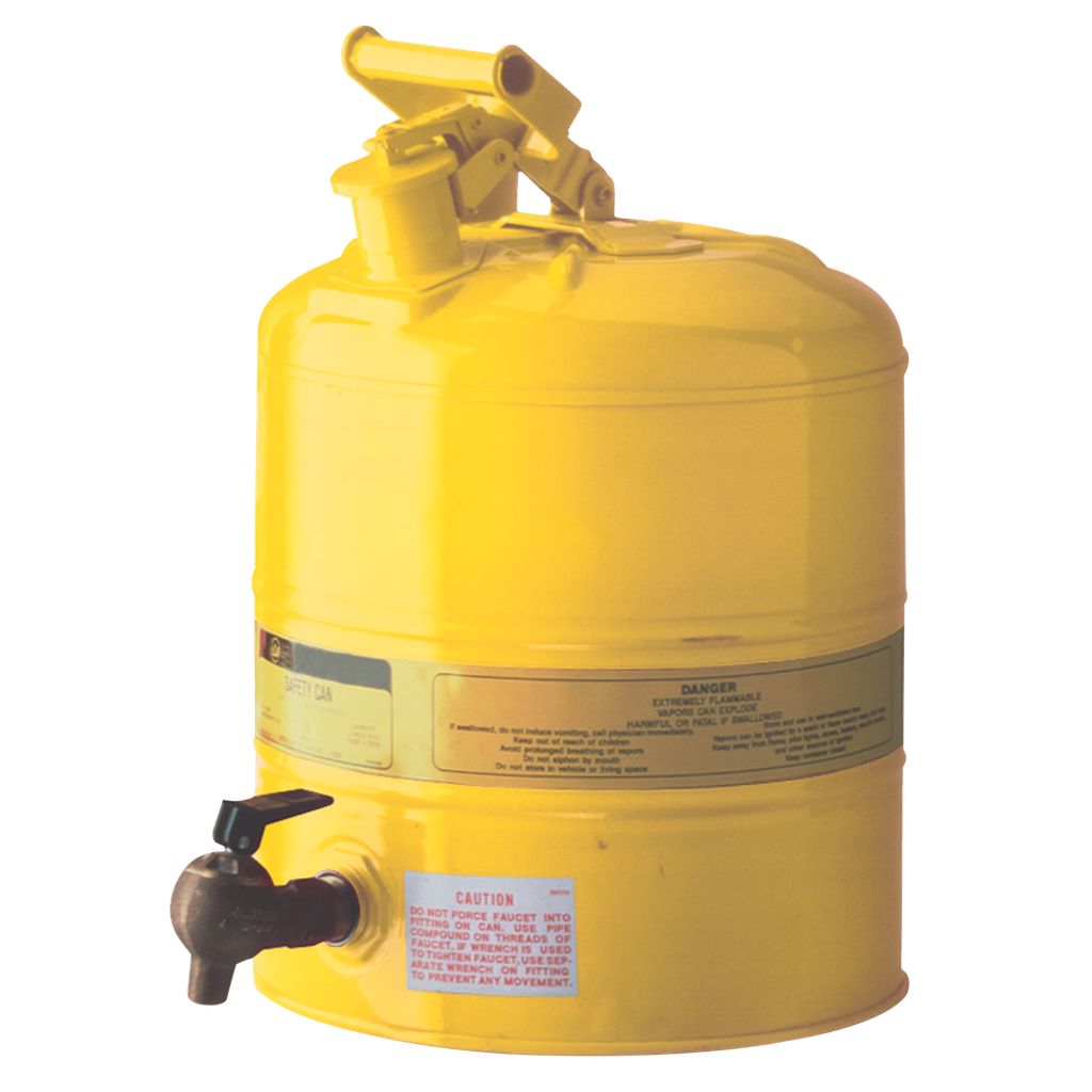 [031.048.33] Bidón De Seguridad Con Grifo De Gran Caudal Para Líquidos Inflamables.