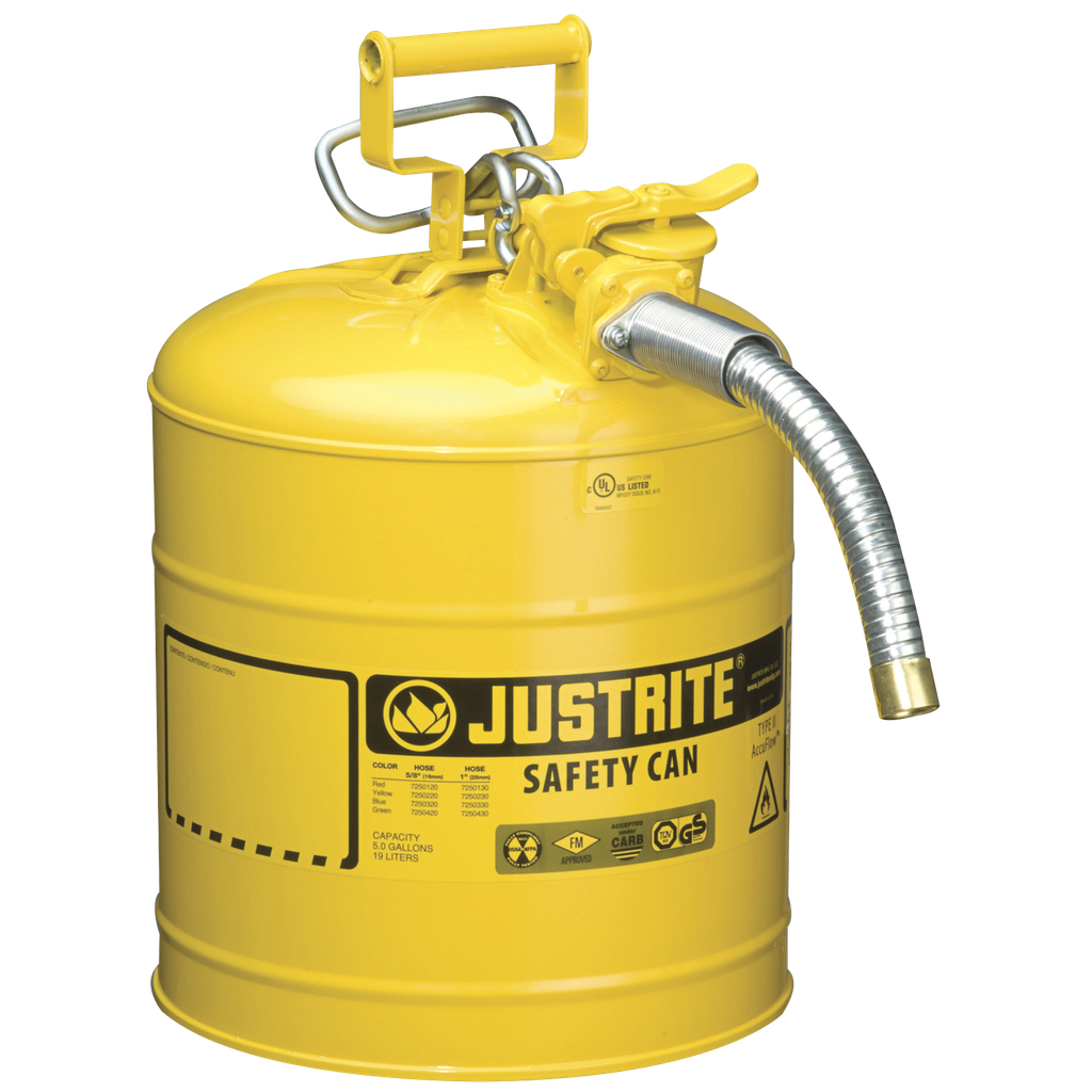 [004.114.24] BIDÓN DE SEGURIDAD UNO CON CUBETO FLEXIBLE PARA LÍQUIDOS INFLAMABLES.