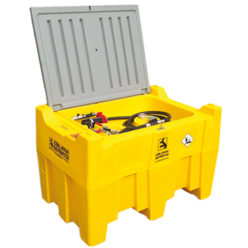 [039.444.29] Depósito Carrytank® De Transporte De Gasóleo De 440L En Polietileno Equipado Con 12V, 45 L/Min.