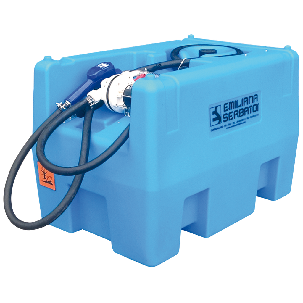 [041.151.12] Depósito Carryblue® De Transporte De Adblue® De 220L En Polietileno Equipado Con 12V, 35 L/Min.