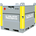 DEPÓSITO DE TRANSPORTE DE GASÓLEO DE ACERO DE DOBLE PARED HYPERTANK EQUIPADO CON 970 L.