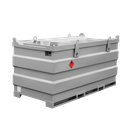 DEPÓSITO DE TRANSPORTE Y ALMACENAMIENTO DE GASÓLEO DE 2000L DE DOBLE PARED DE ACERO, HOMOLOGADO ADR - EQUIPADO CON 230V, 60L/MIN.
