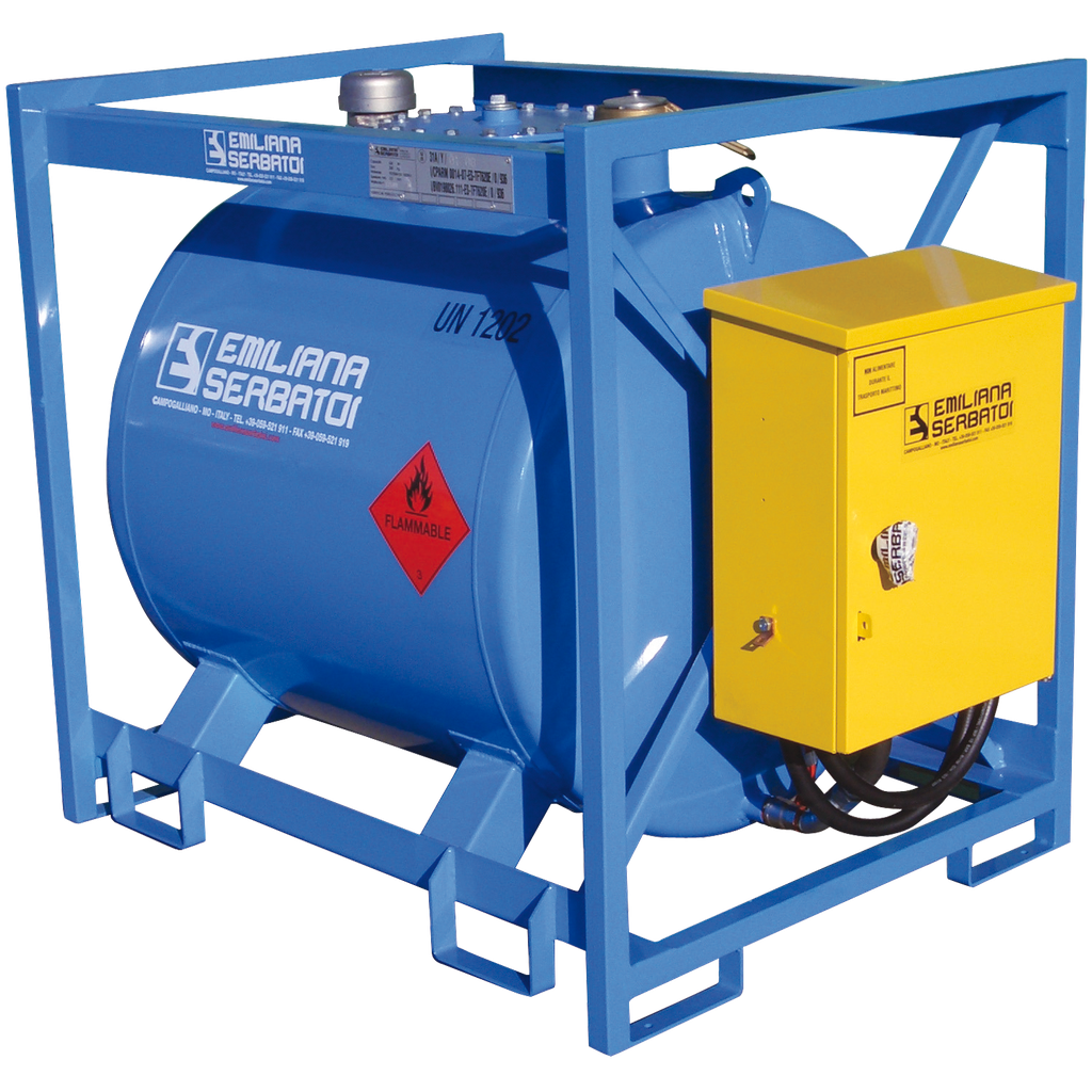 [021.432.16] DEPÓSITO DE TRANSPORTE DE GASÓLEO DE ACERO EQUIPADO CON 620 L.