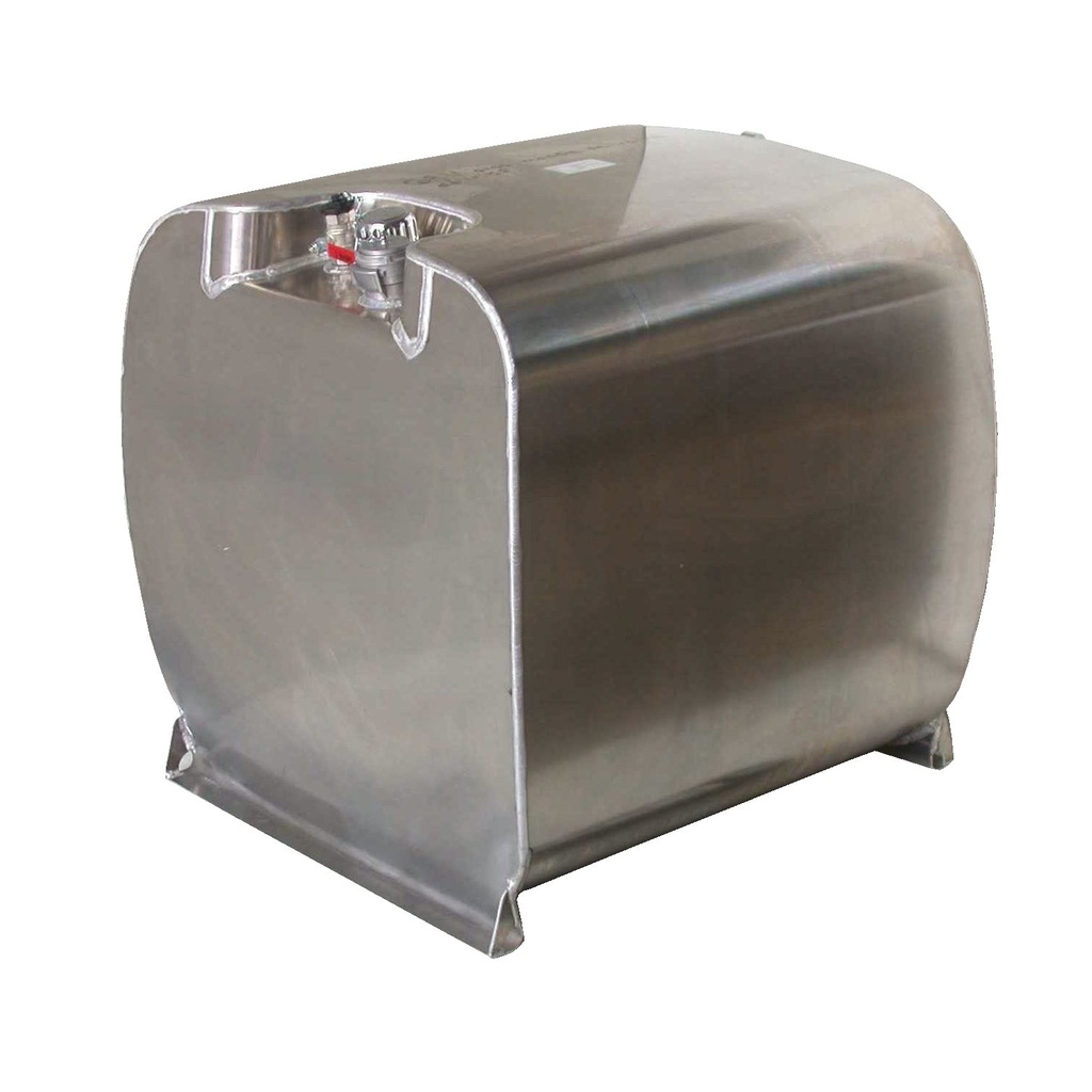 [175.783.71] Tanque Rectangular De Transporte Equipado Con 250L De Aluminio Ultra Compacto Para Gasolina De 12V.