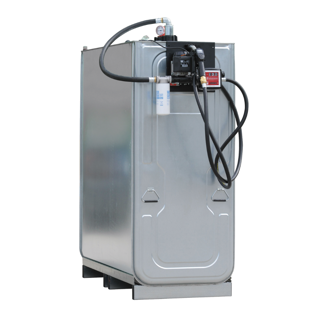 [042.573.05] DEPÓSITO DE ALMACENAMIENTO DE GASÓLEO DE ACERO / PE DE DOBLE PARED EQUIPADO CON 400 L.