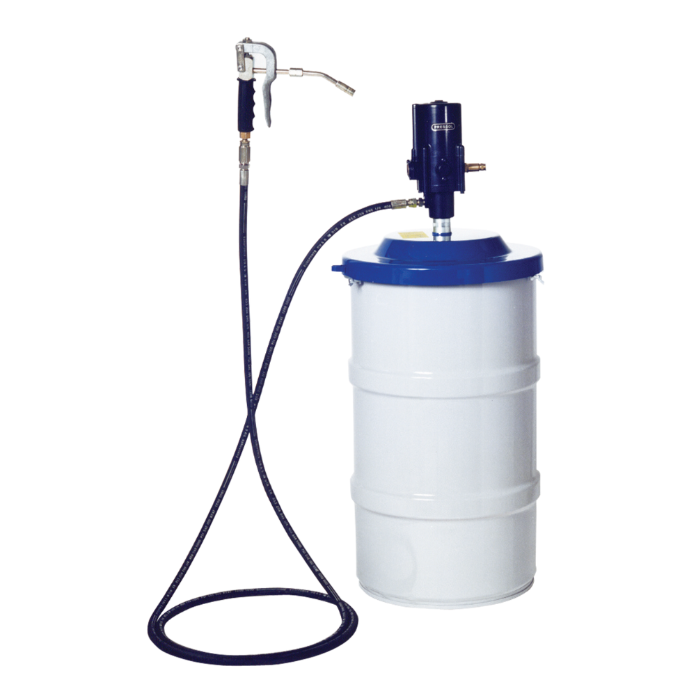 [034.091.35] CONJUNTO NEUMÁTICO FIJO DE DISTRIBUCIÓN DE GRASA PARA BIDONES, 50:1.