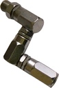 CONECTOR GIRATORIO EN FORMA DE Z.