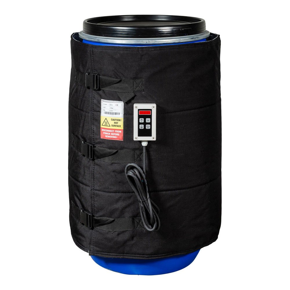 [886.225.88] Manta Negra Calefactora Para 1 Bidón 120L