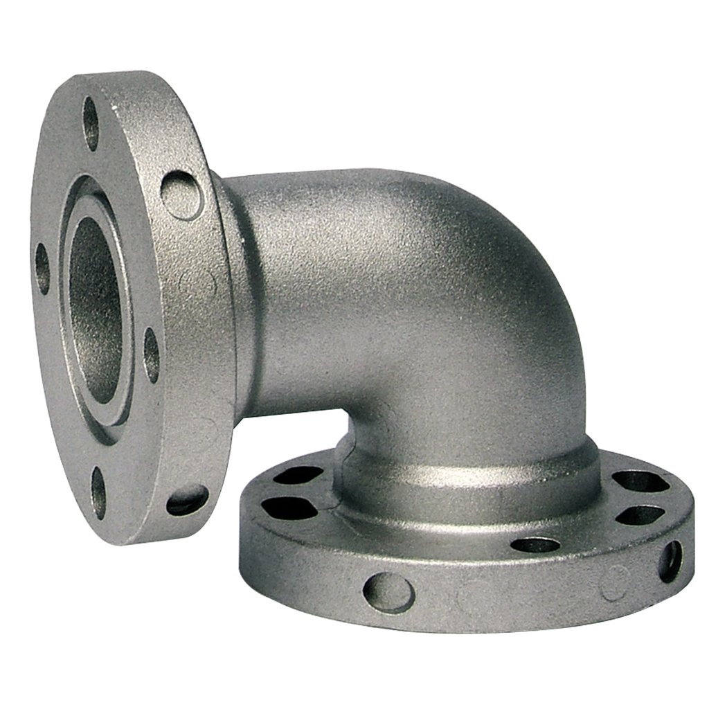 CODO DE 90° CON BRIDAS UNIVERSALES DE 1" GF X 1" GF.