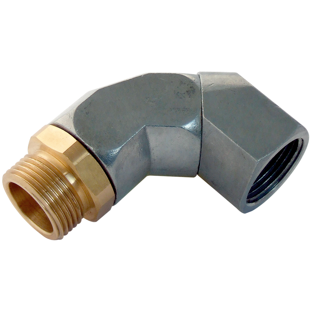 CODO DE 90° ROSCADO 1" G M X 1" G H.