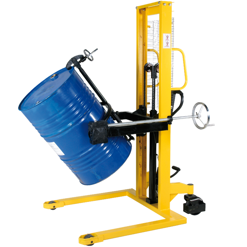 [047.588.71] ELEVADOR Y VOLTEADOR PARA BIDONES DE ACERO Y PLÁSTICO DE 220L