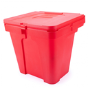 Cofre Sal/Arena/Absorbente De Polietileno Rojo, 110 Litros