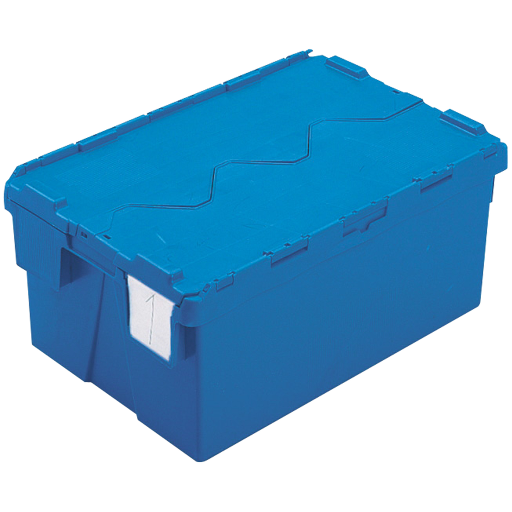 CUBETO APILABLE CON TAPA INTEGRADA, CAPACIDAD DE 48 LITROS.