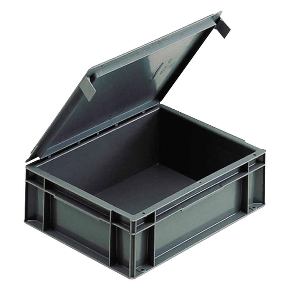 CUBO DE BASURA APILABLE CON TAPA INTEGRADA, 10 LITROS