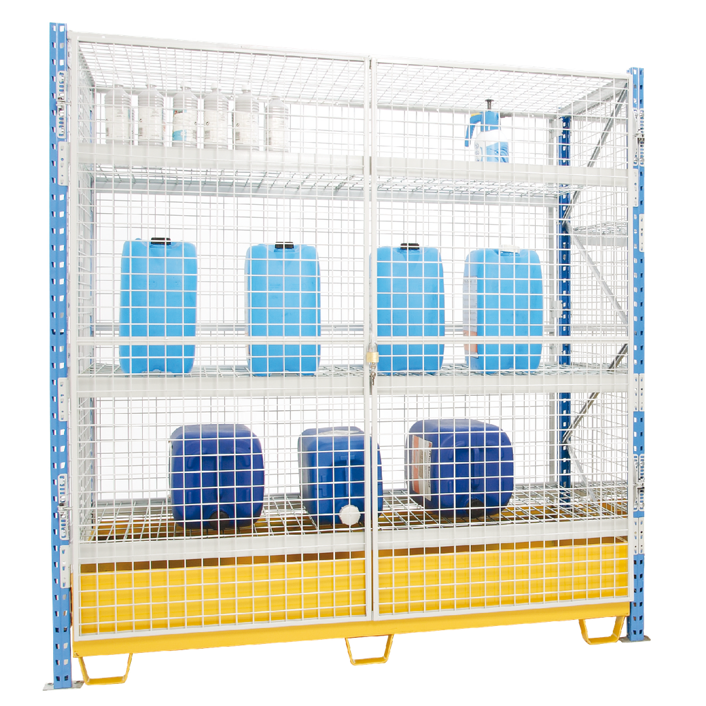 [034.254.69] CAJA DE SEGURIDAD CON REJILLA PARA CARGAS SEMI-PESADAS.
