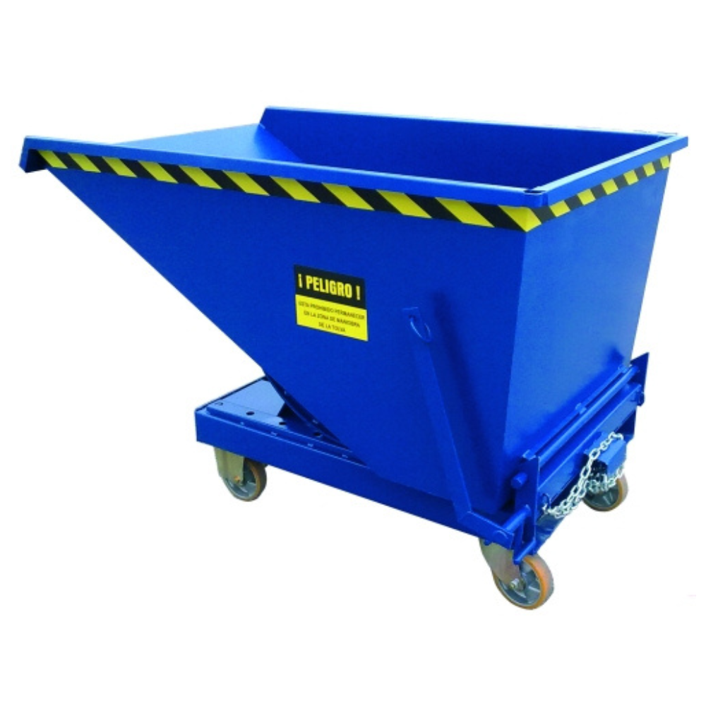 VOLQUETE AUTOBASCULANTE 1100L CON RUEDAS