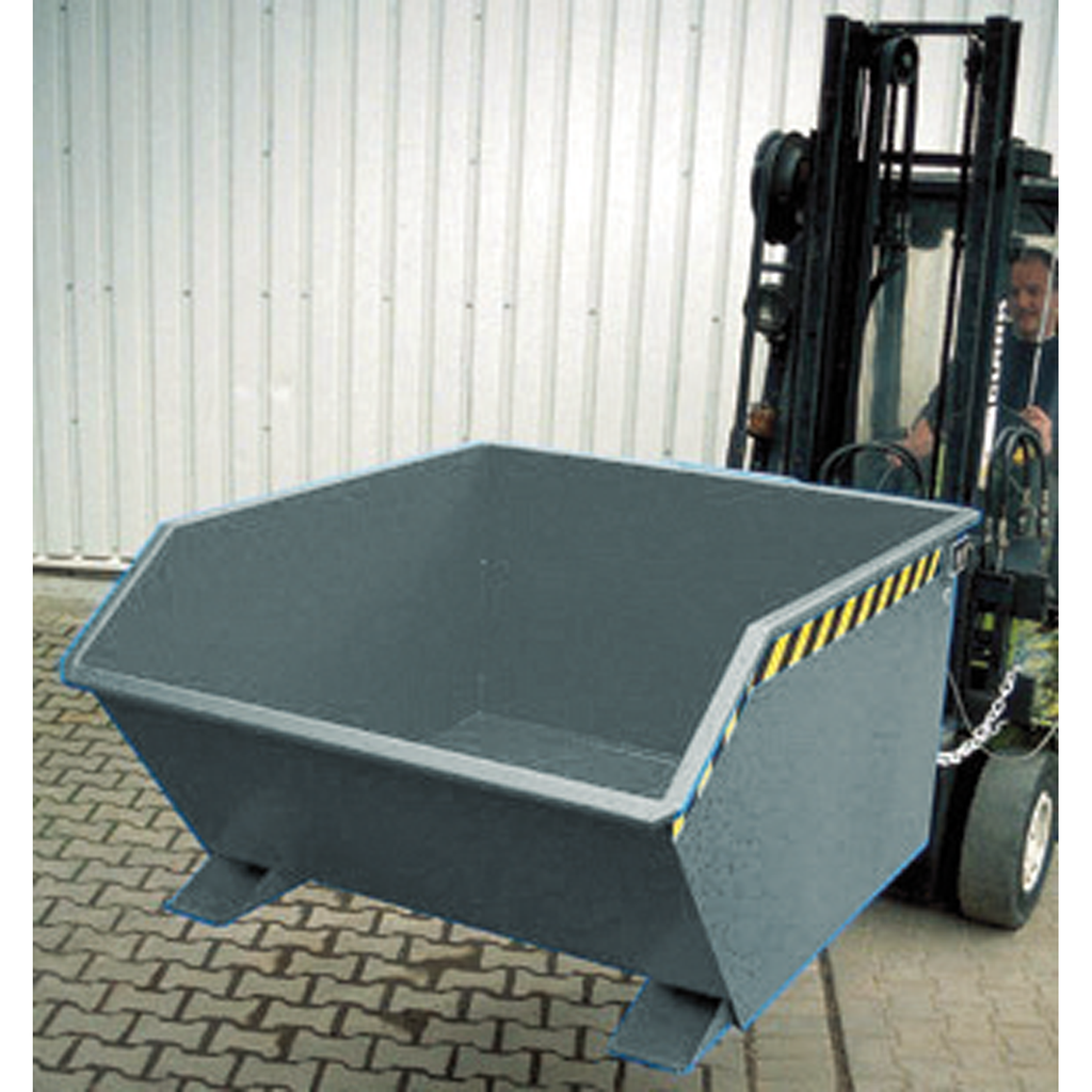 CONTENEDOR BASCULANTE DE PERFIL BAJO, 2000 L.