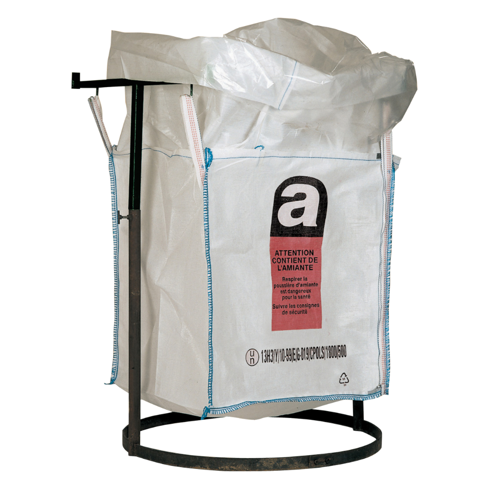 [043.103.21] BIG BAG PARA AMIANTO CON CAMISA DE CIERRE 90 X 90 X 105 CM