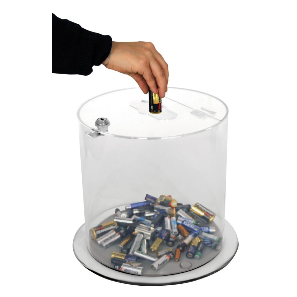 [886.452.52] Contenedor Pilas 12L Transparente