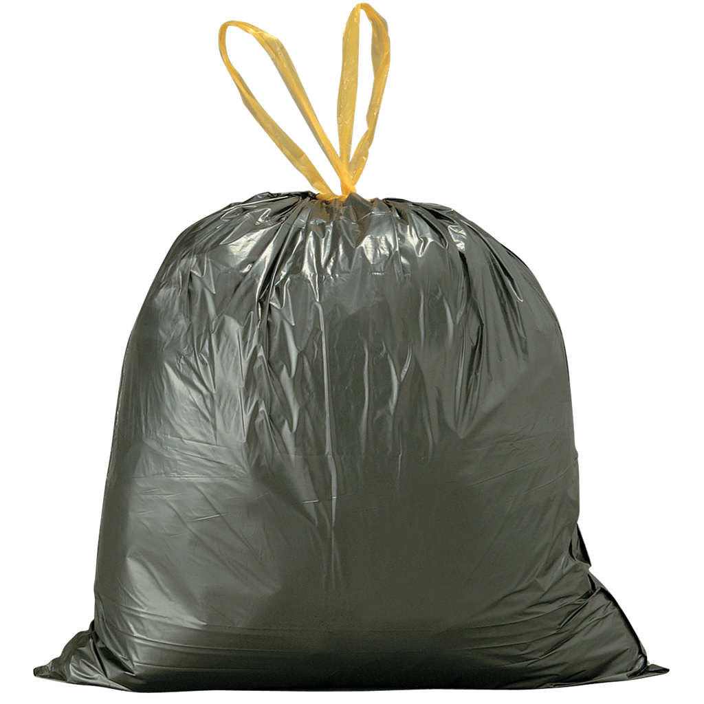 200 BOLSAS DE BASURA CON CIERRE DE CORDÓN, 100 L.