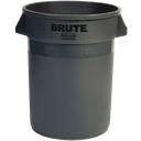 CUBO DE BASURA REDONDO DE PLÁSTICO BRUTE, 121 L.